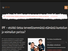Tablet Screenshot of ipf.fi