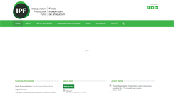 Desktop Screenshot of ipf.ca